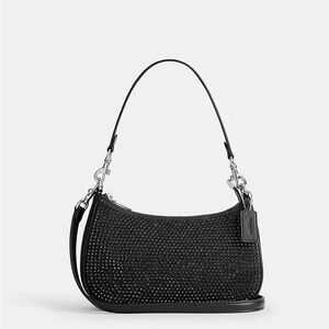 Coach Black Crystal Teri shoulder bag